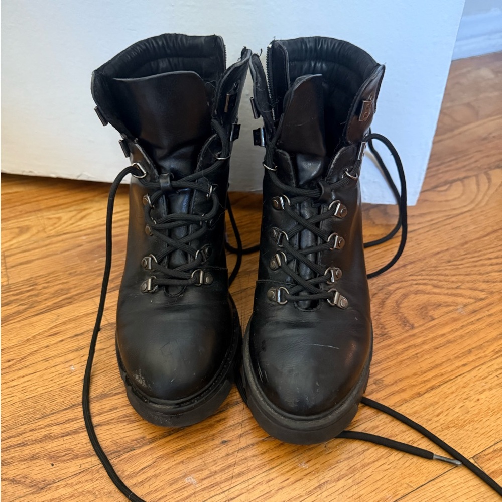 BCBGeneration Black Combat Boots